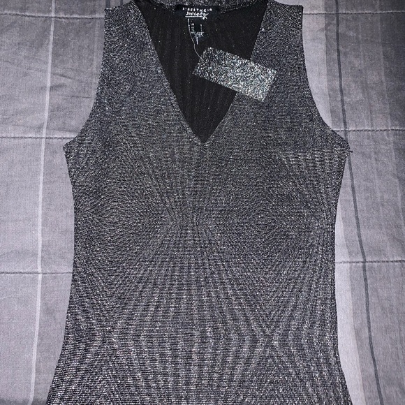 Silver crop top - Picture 4 of 5